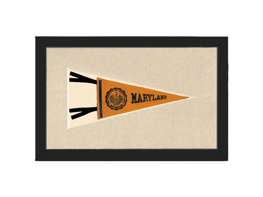 Vintage University of Maryland Pennant