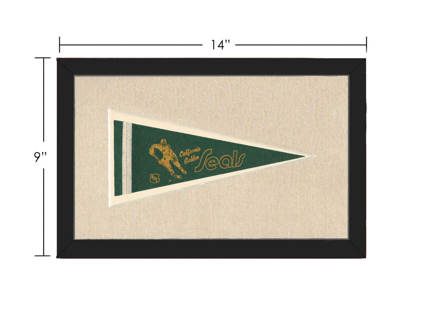 Vintage California Golden Seals Pennant