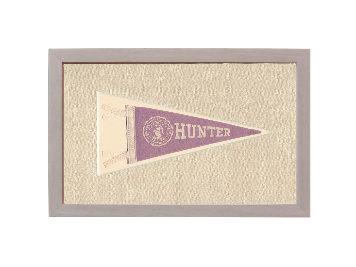 Vintage Hunter College Pennant