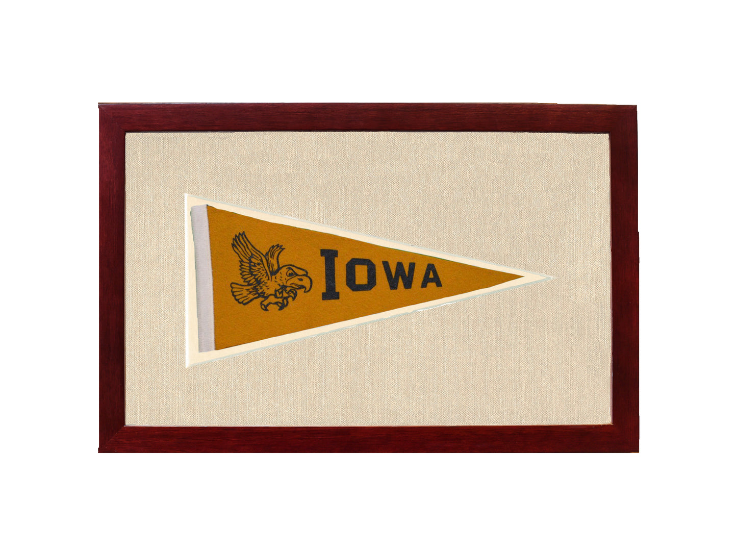 Vintage University of Iowa Pennant