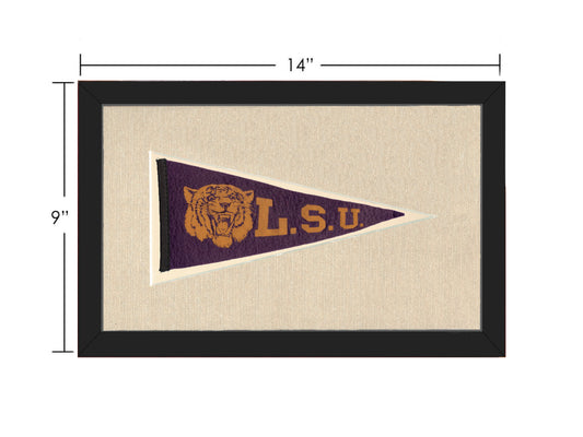 Vintage Louisiana State University Pennant