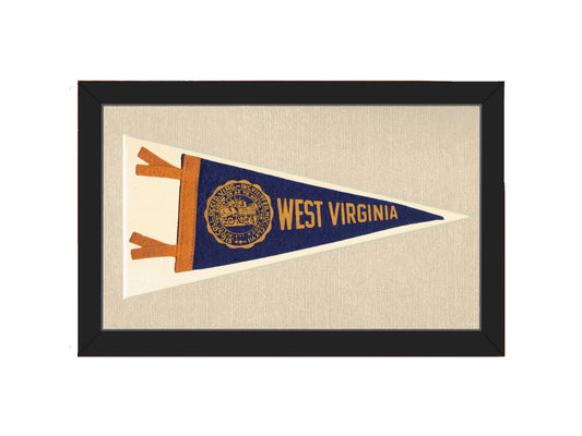 Vintage West Virginia University Pennant