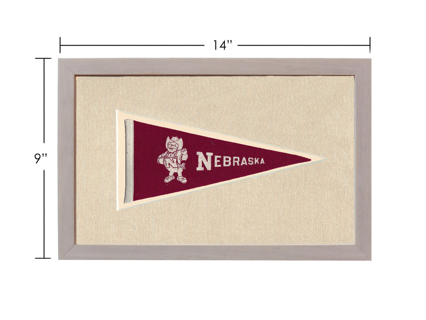 Vintage University of Nebraska Pennant