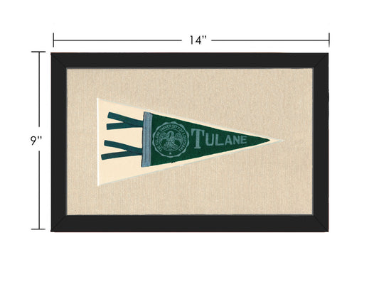 Vintage Tulane University pennant