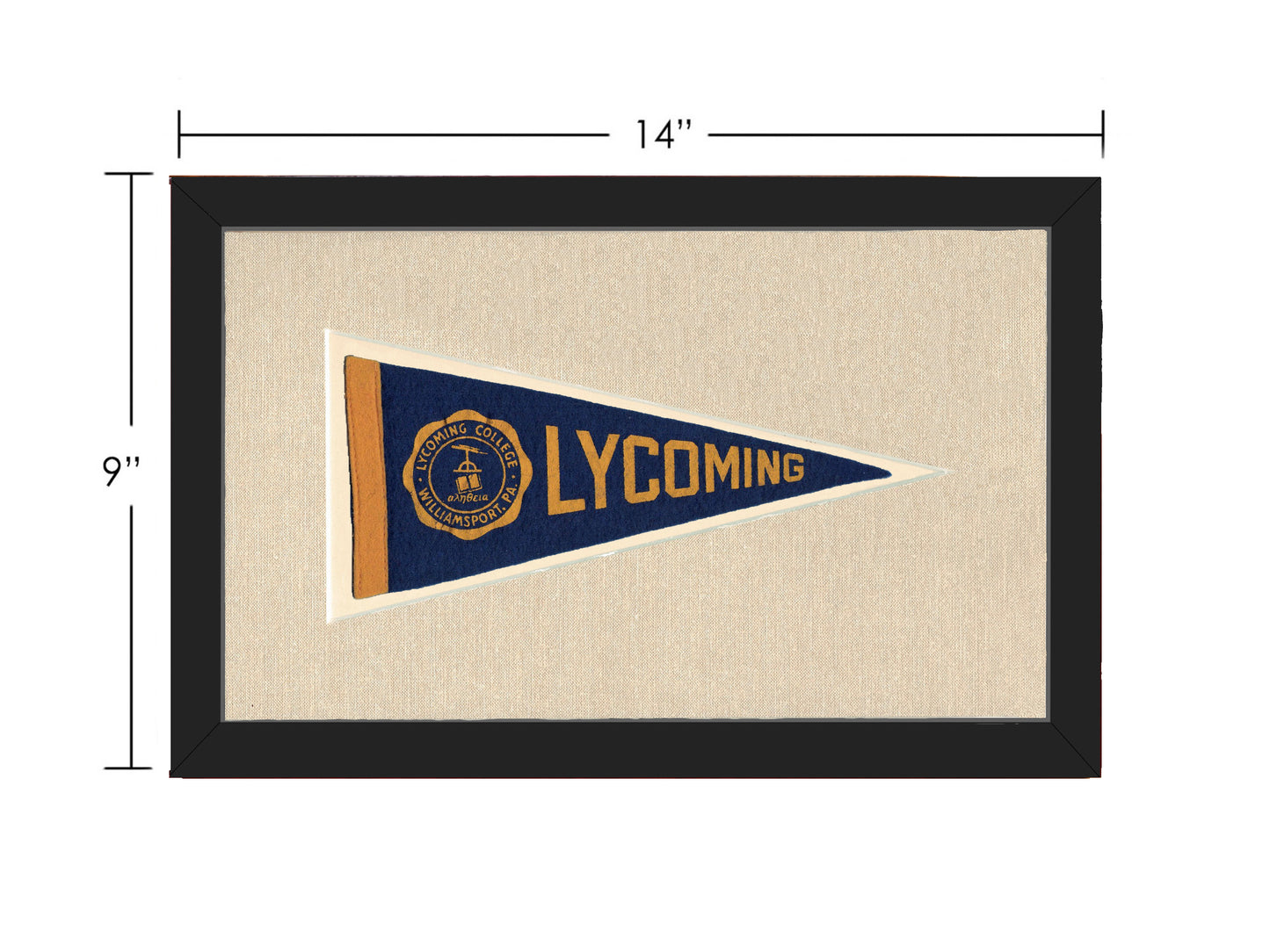 Vintage Lycoming College Pennant