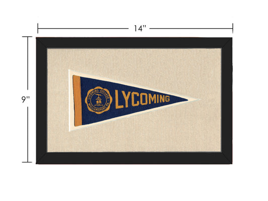 Vintage Lycoming College Pennant