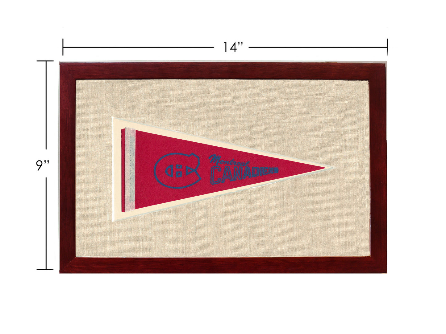 Vintage Montreal Canadiens Pennant