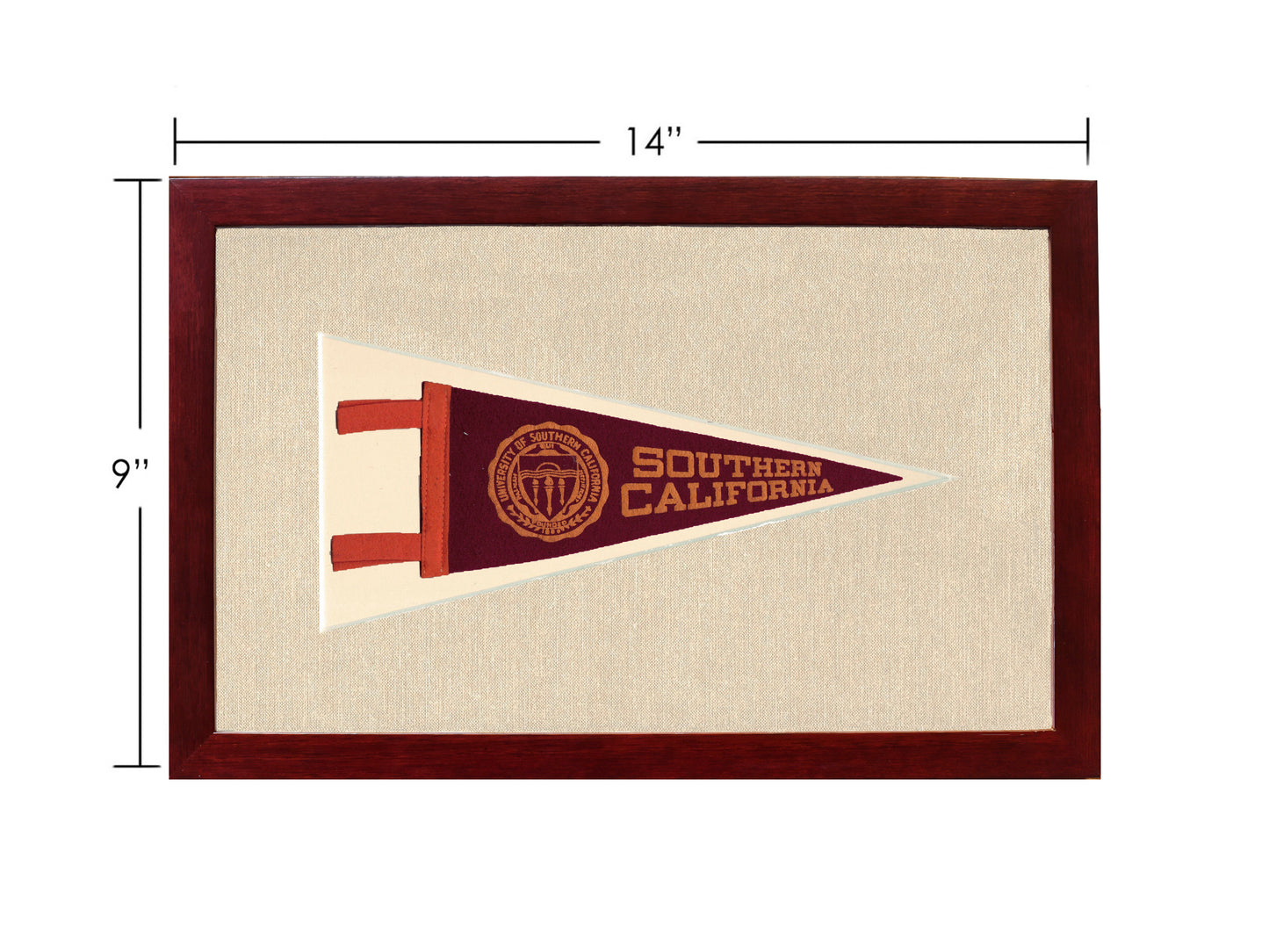 Vintage University of Southern California Pennant