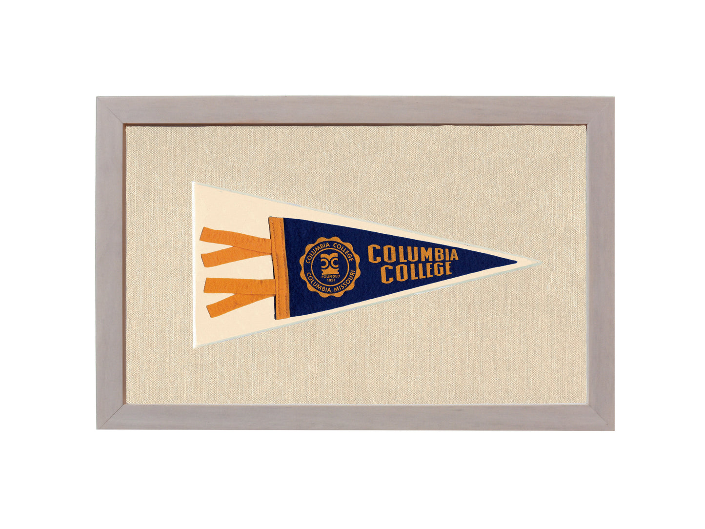 Vintage Columbia College Pennant