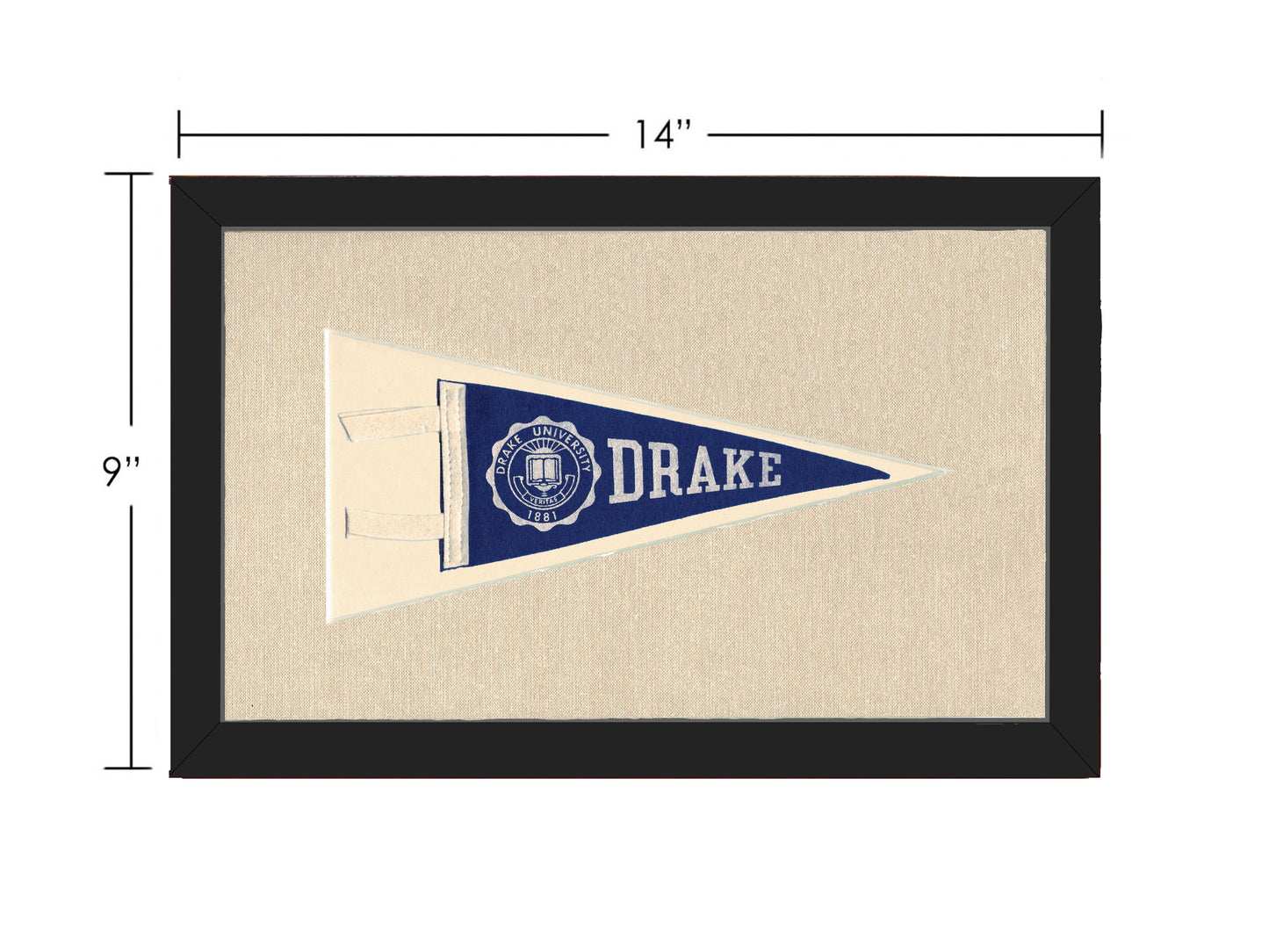 Vintage Drake University Pennant