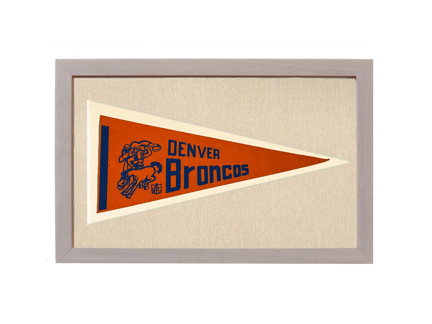 Vintage Denver Broncos Pennant