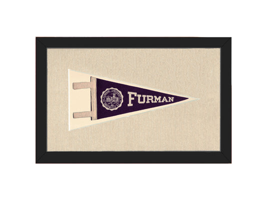 Vintage Furman University Pennant