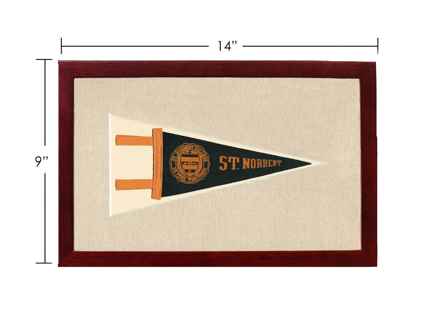 Vintage St Norbert College Pennant