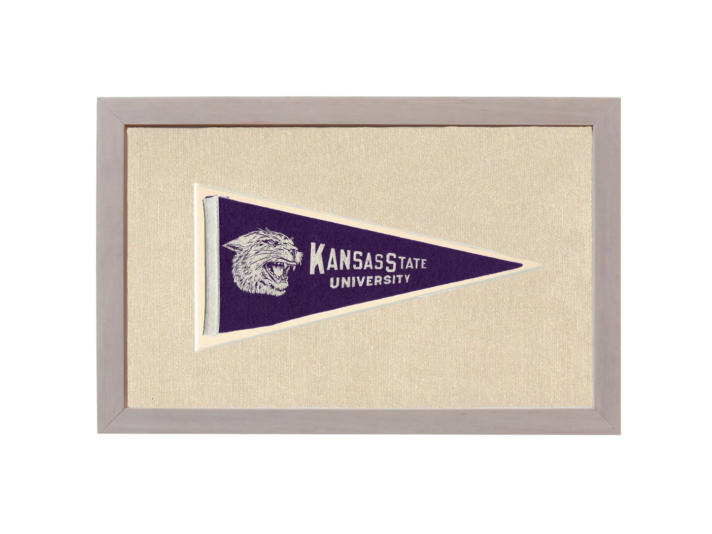 Vintage Kansas State University Pennant