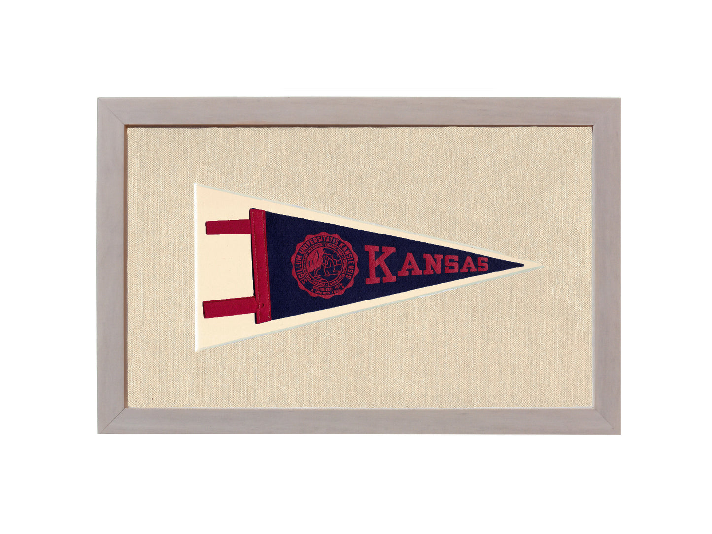 Vintage University of Kansas Pennant