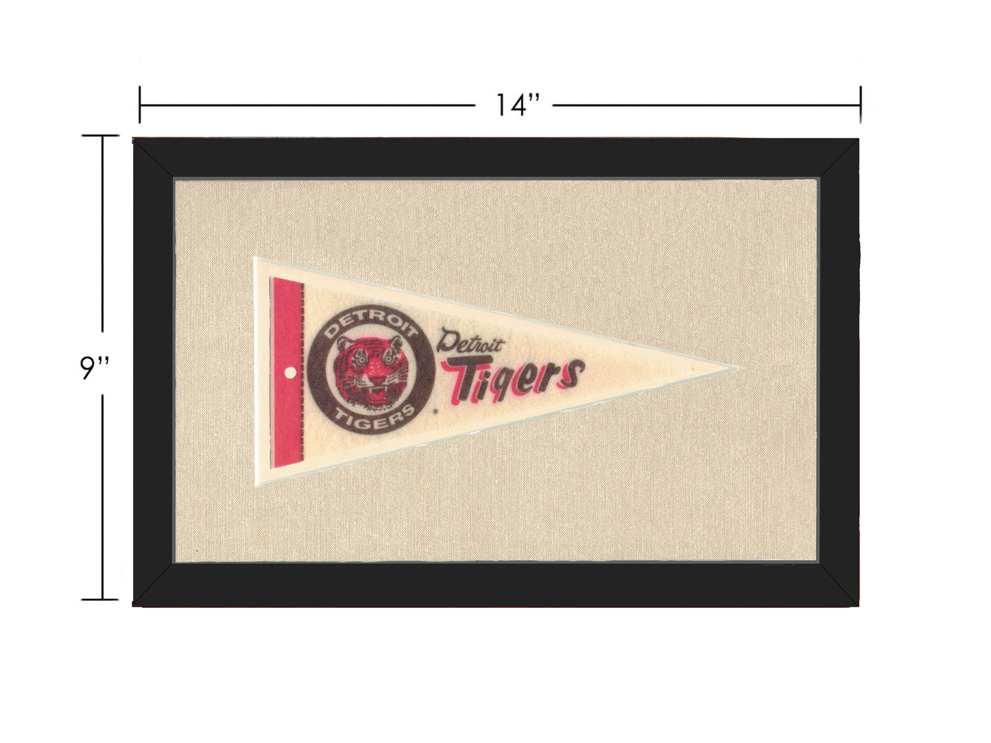 Vintage Detroit Tigers Pennant