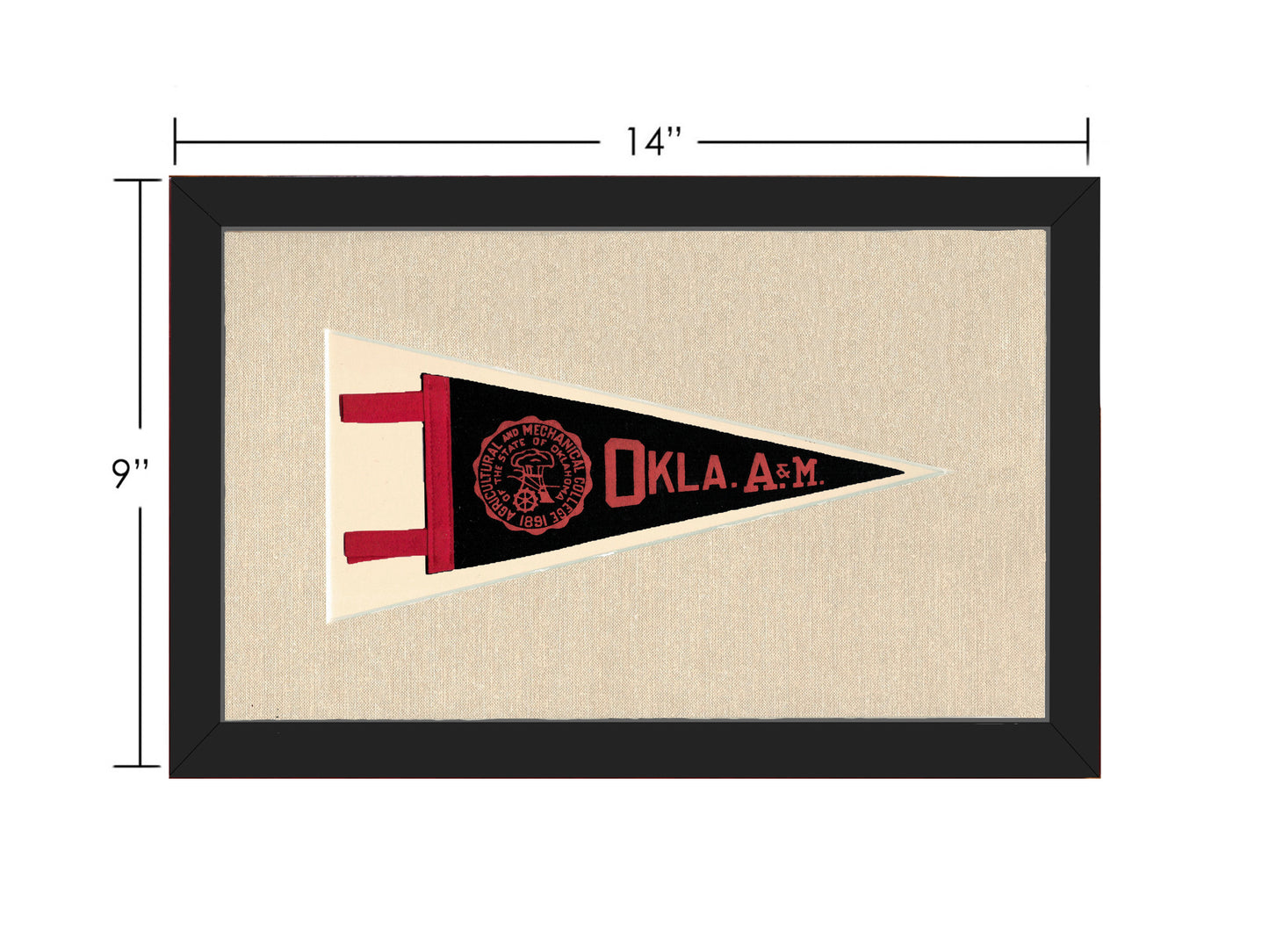Vintage Oklahoma A&M Pennant