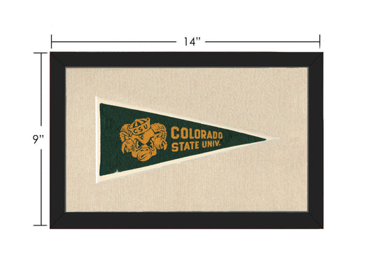 Vintage Colorado State University Pennant