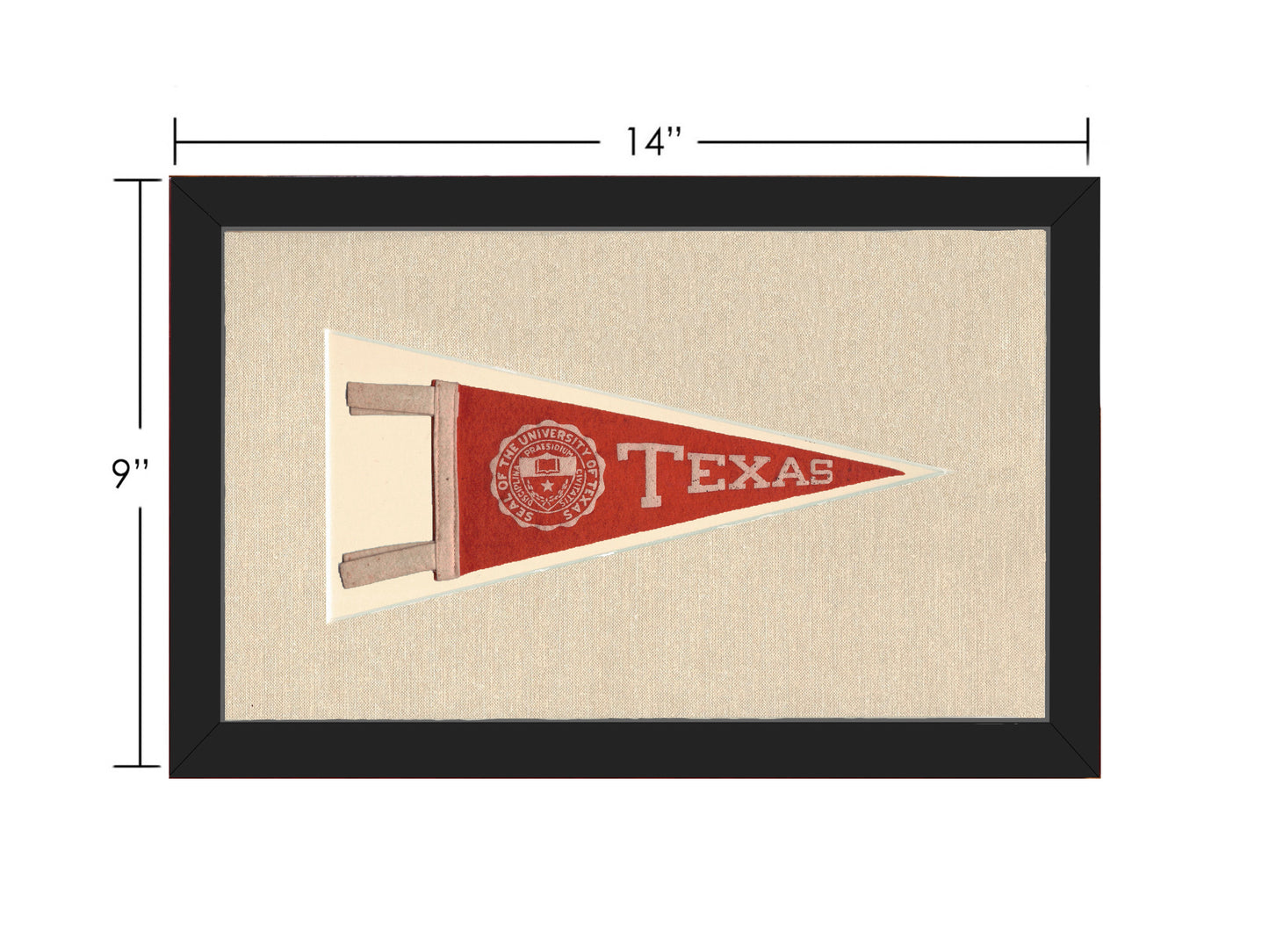 Vintage University of Texas Pennant