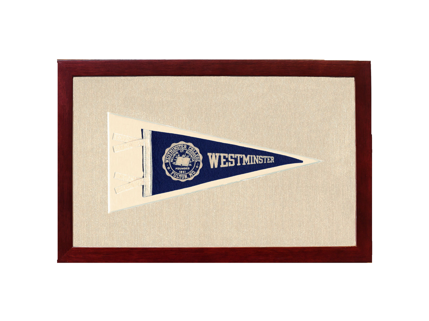 Vintage Westminster College Pennant