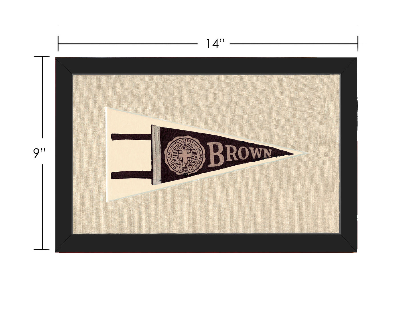 Vintage Brown University Pennant
