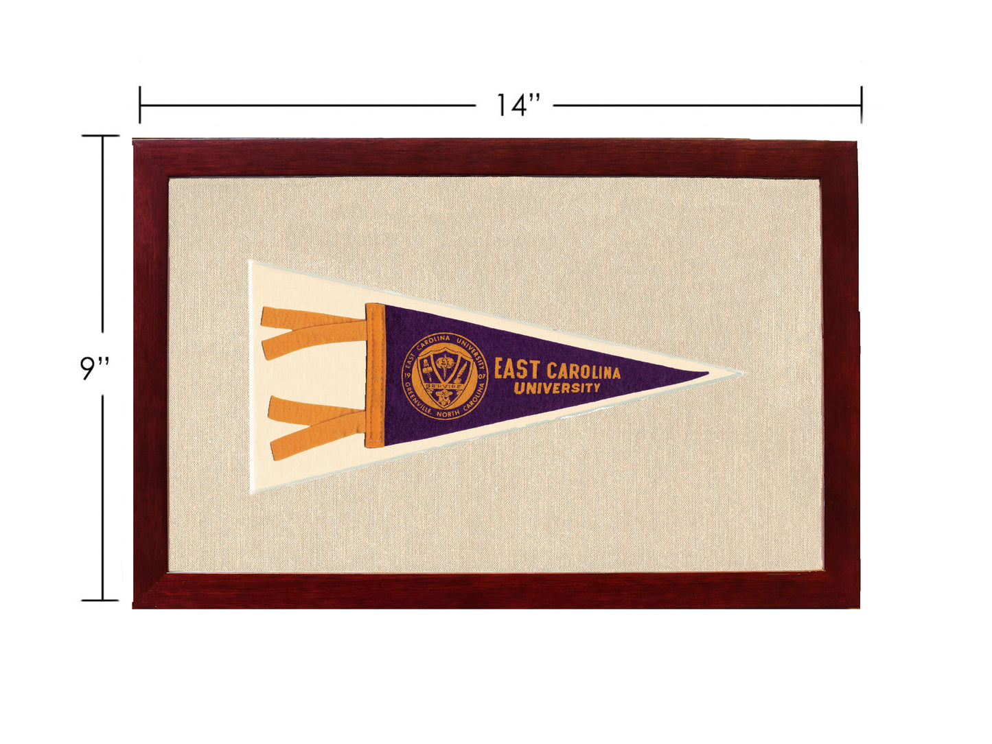 Vintage East Carolina University Pennant