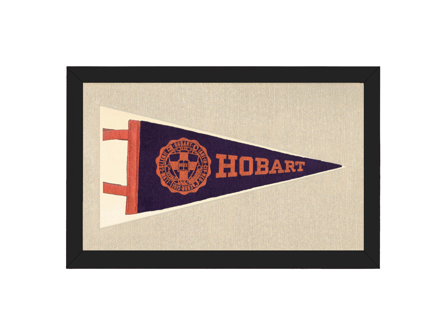 Vintage Hobart College Pennant