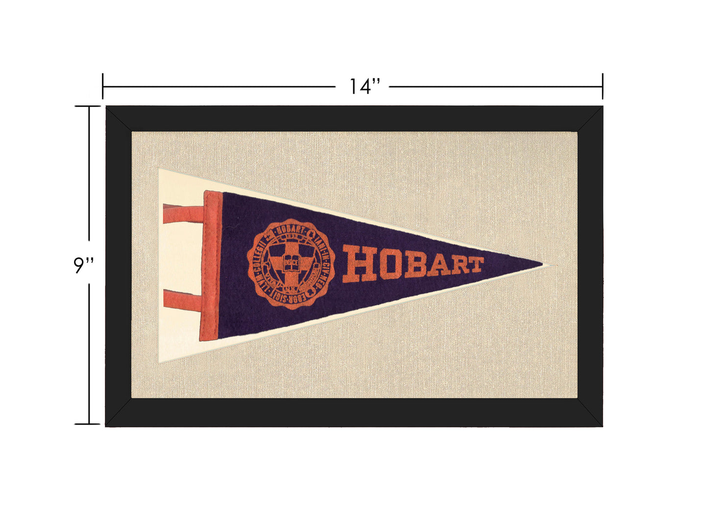 Vintage Hobart College Pennant