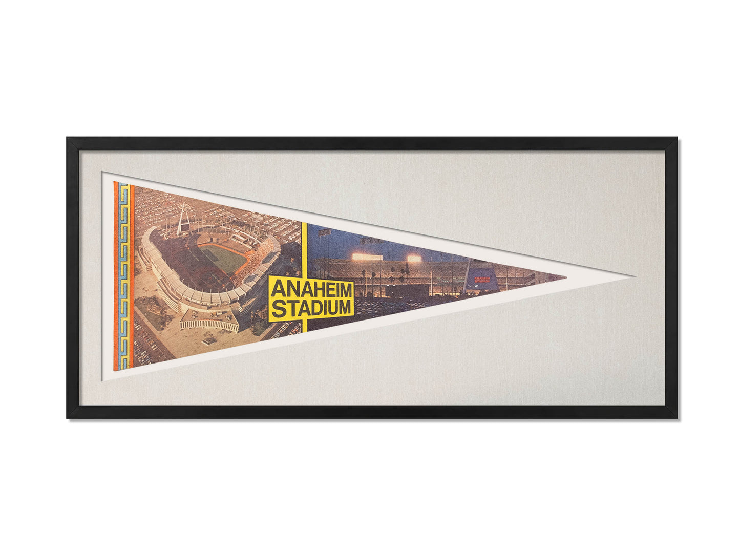 Vintage Anaheim Stadium Pennant