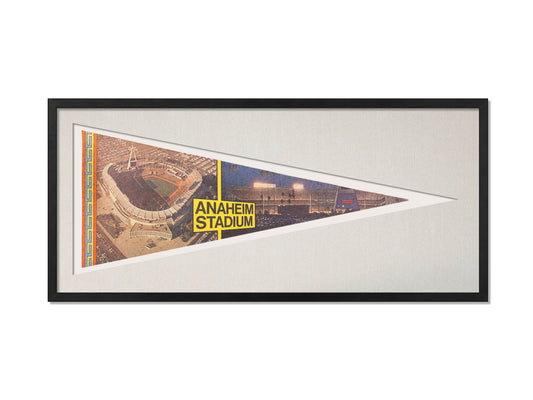 Vintage Anaheim Stadium Pennant