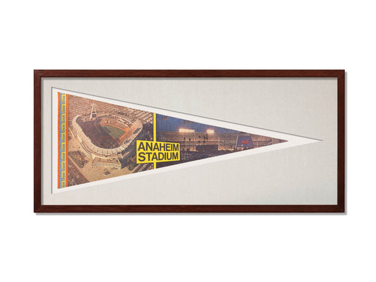 Vintage Anaheim Stadium Pennant