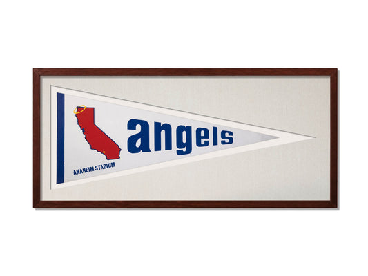 Vintage Los Angeles Angels Anaheim Stadium Pennant