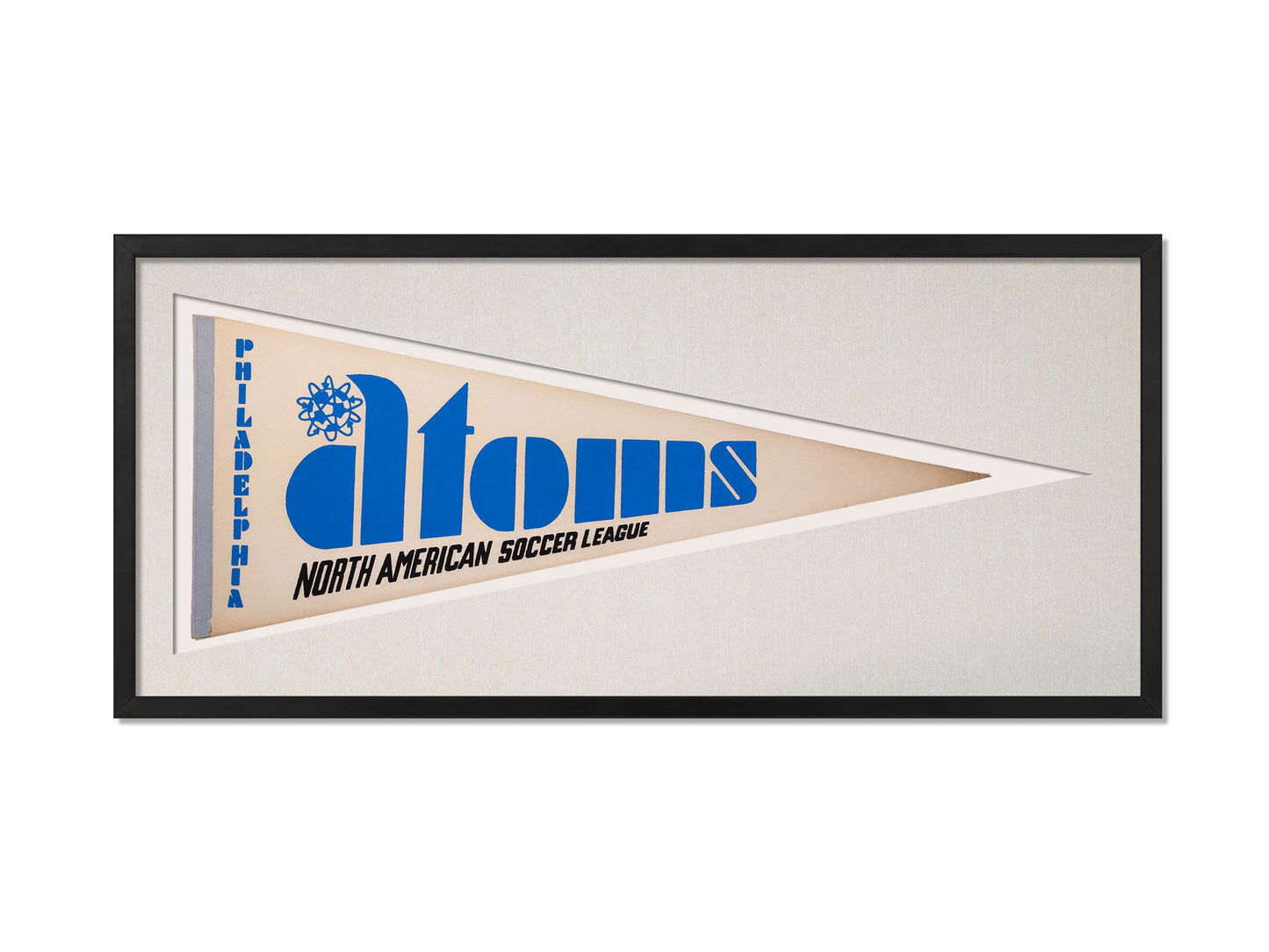 Vintage Philadelphia Atoms North American Soccer League Pennant