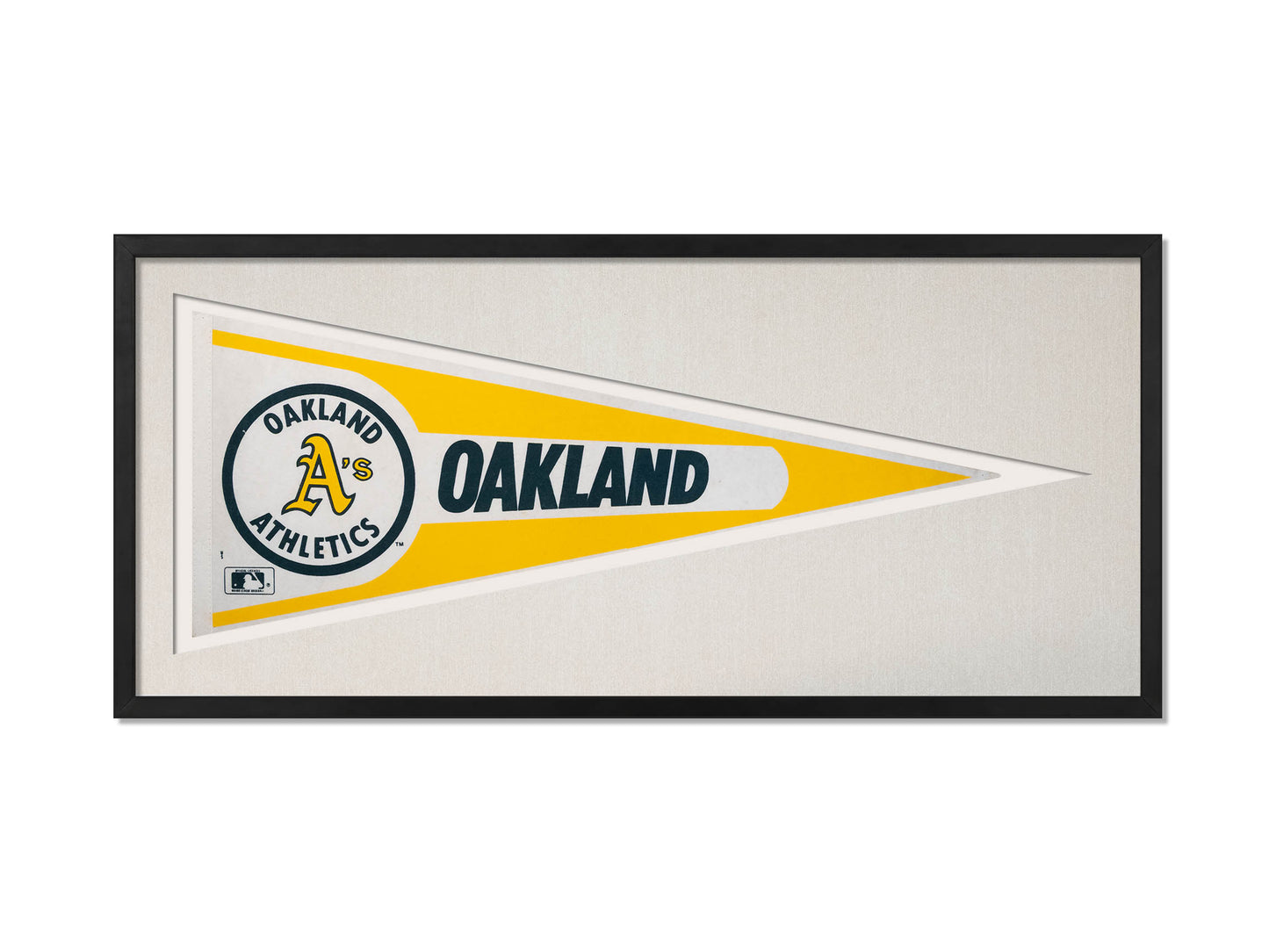 Vintage Oakland Athletics Pennant