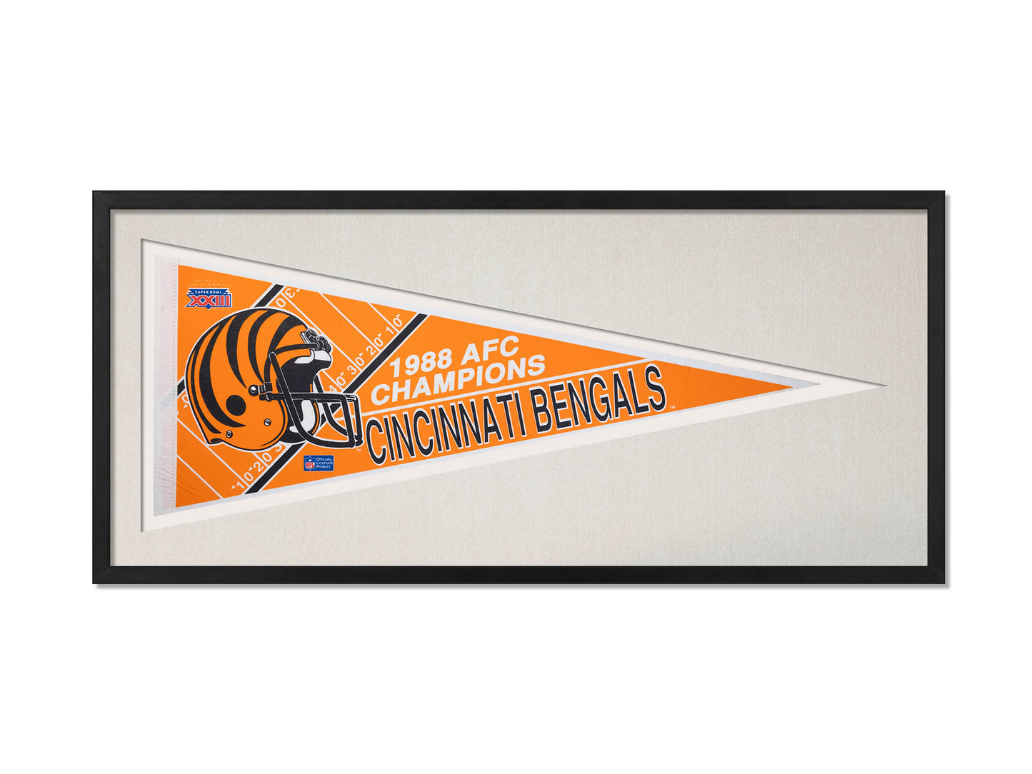 Vintage Cincinnati Bengals 1988 AFC Champs Pennant