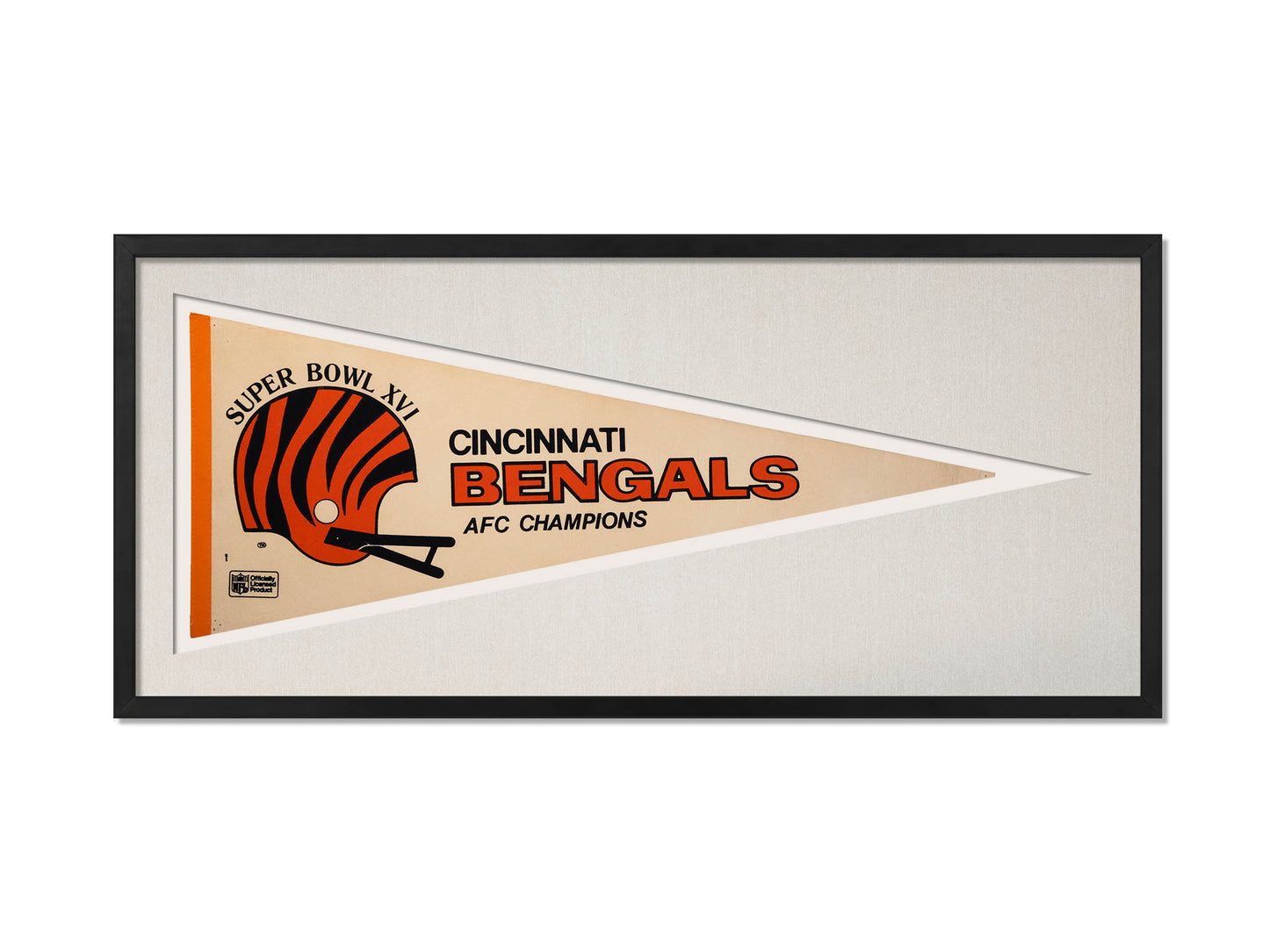 Vintage Cincinnati Bengals 1988 AFC Champs Pennant