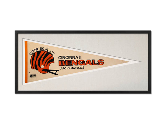 Vintage Cincinnati Bengals 1988 AFC Champs Pennant