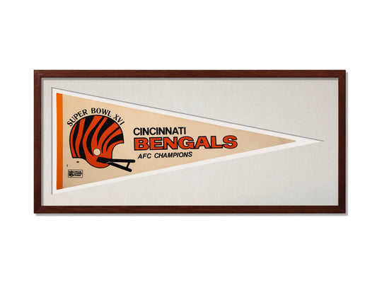 Vintage Cincinnati Bengals 1988 AFC Champs Pennant