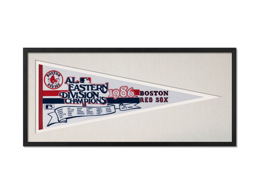 Vintage 1986 Boston Red Sox A.L. Eastern Division Champions Pennant