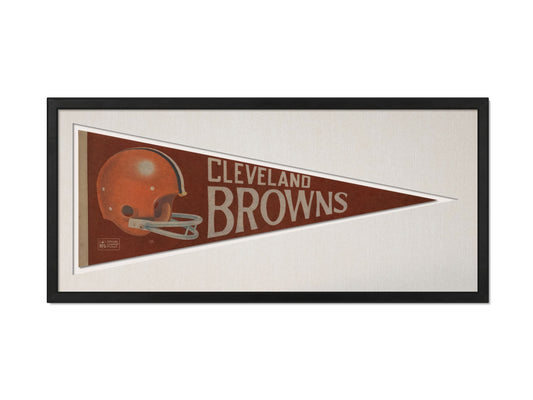 Vintage Cleveland Browns Pennant
