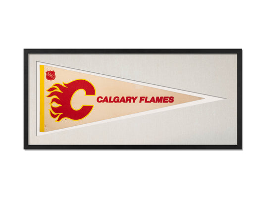 Vintage Calgary Flames Pennant