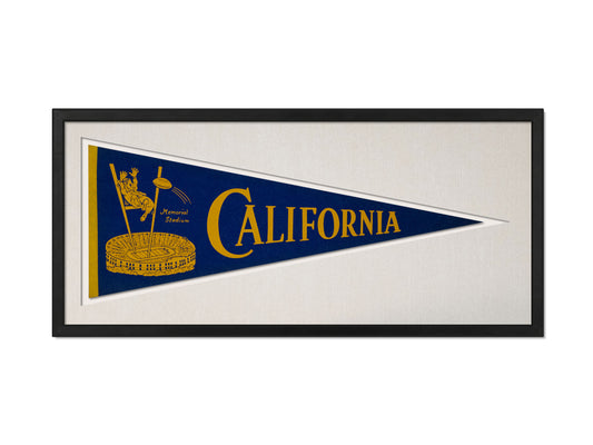 Vintage California Memorial Stadium Pennant