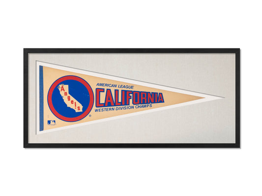 Vintage Los Angeles Angels A.L. Western Division Champions Pennant