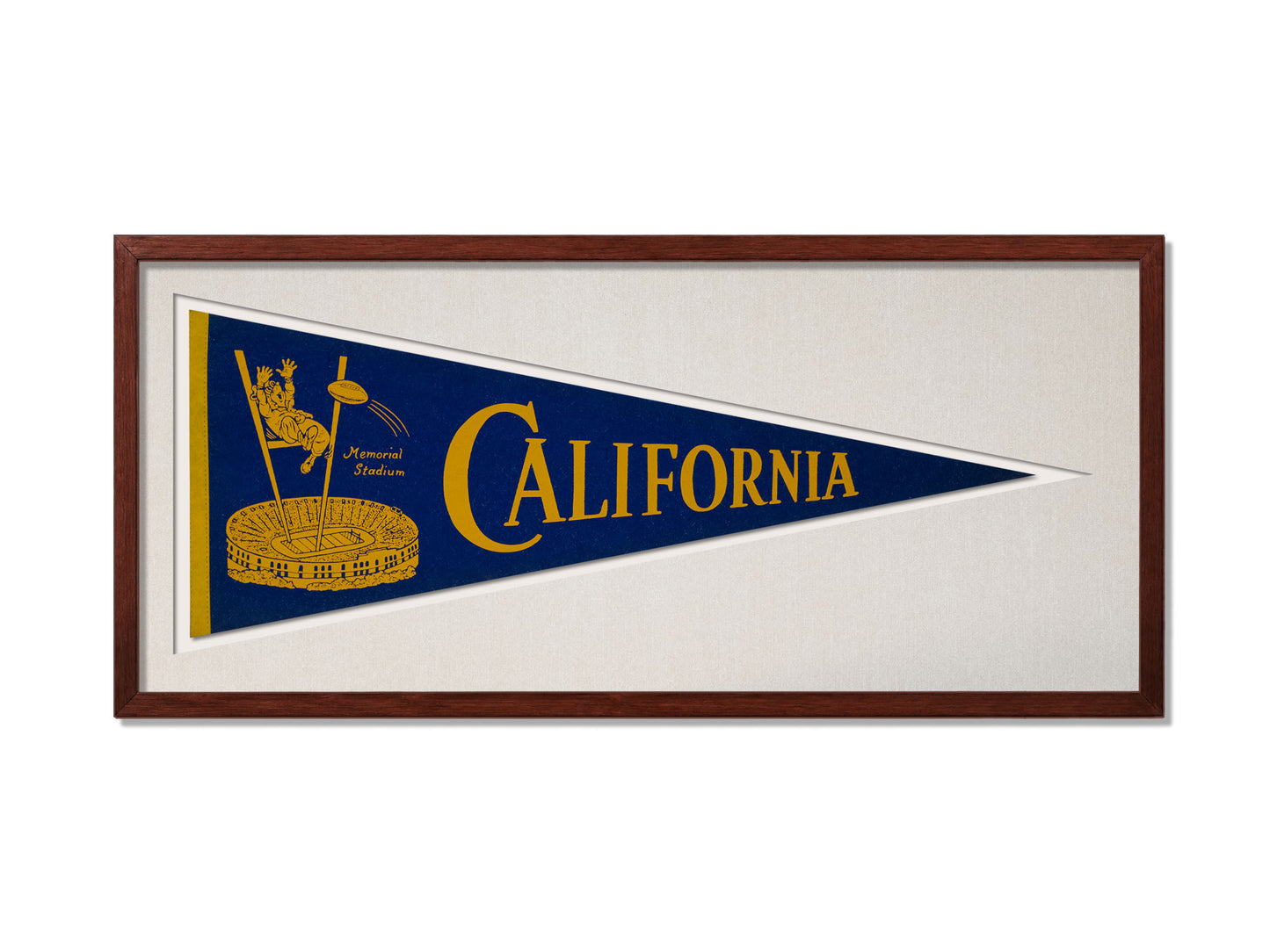 Vintage California Memorial Stadium Pennant