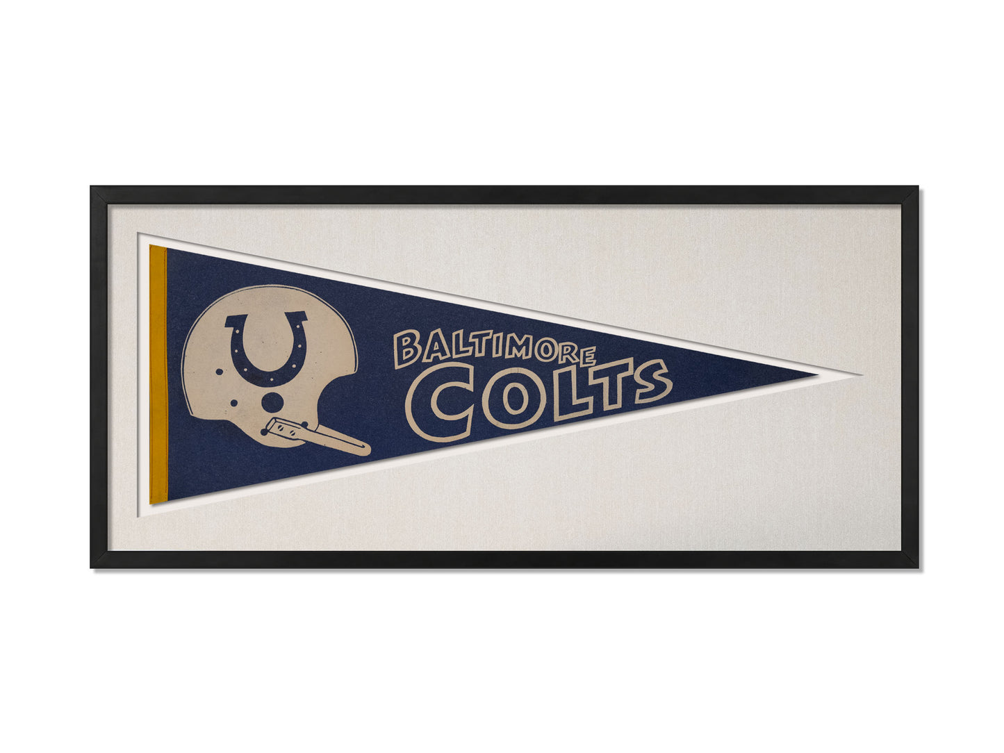 Vintage Baltimore Colts Pennant