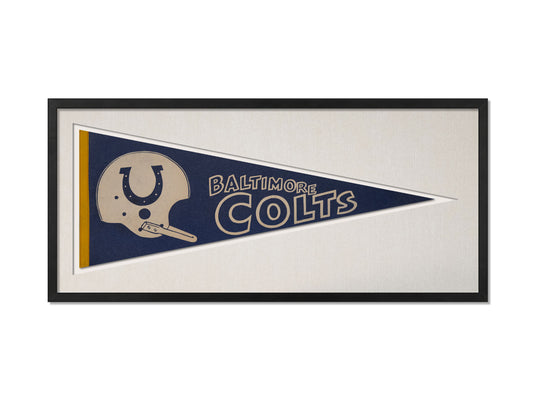Vintage Baltimore Colts Pennant