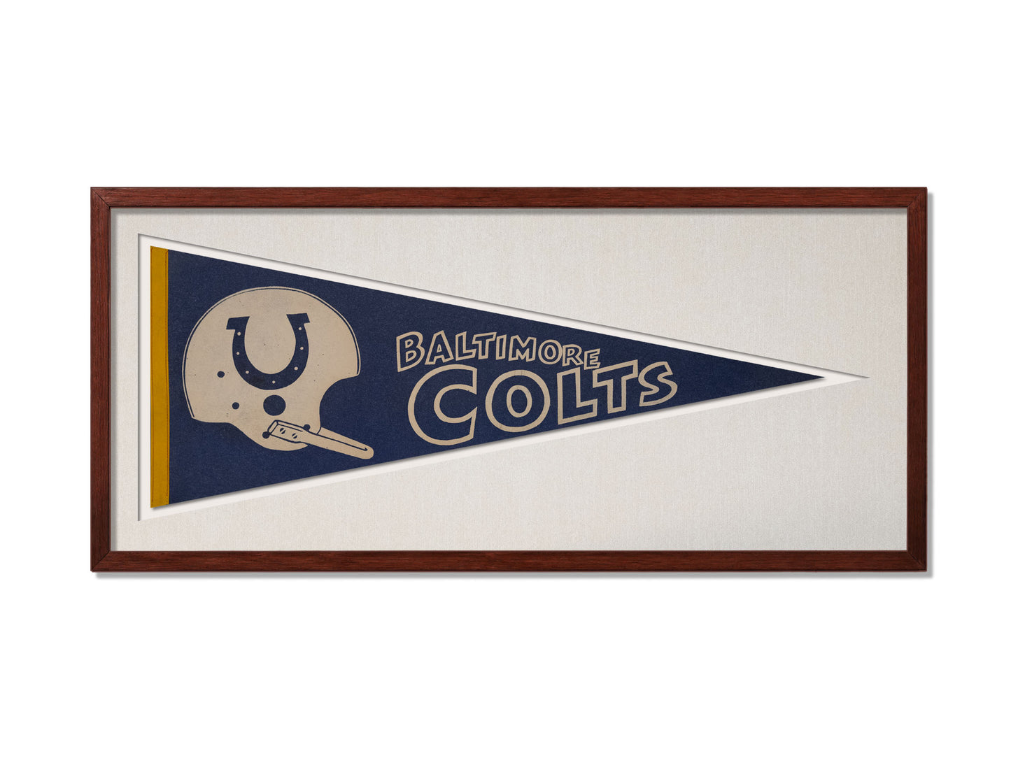 Vintage Baltimore Colts Pennant