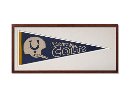 Vintage Baltimore Colts Pennant
