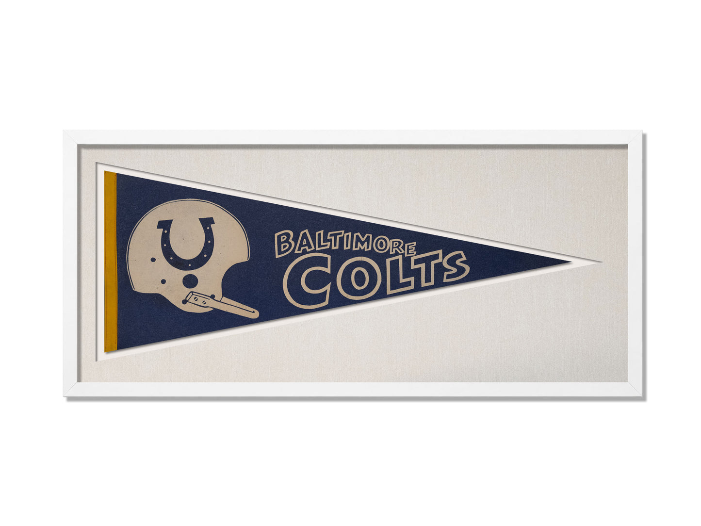 Vintage Baltimore Colts Pennant