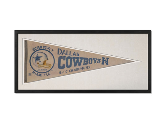 Vintage Dallas Cowboys Superbowl Pennant